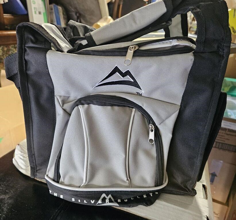 Looks unused The Silver Bullet insulated lunchbag