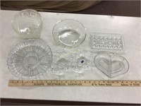 Assorted glassware pieces