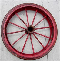 Antique Farm Impliment Wheels 28" dia