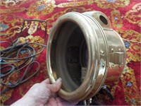 Brass tone light possible porthole