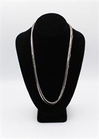(2) 24" STERLING SILVER CHAINS