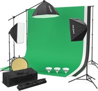 $150 Photography Lighting Kit, 8.5ft x 10ft