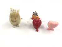 WIND UP TOYS - HEARTS, MOUSE, CHICK