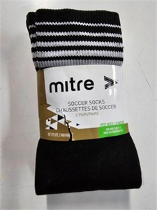 2pr Junior Size 9-2 Soccer Socks Pee Wee