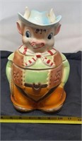 Cow Bisque Cookie Jar