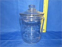 Glass Cracker Jar