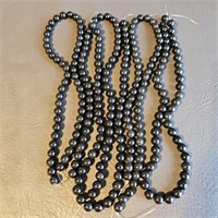 Beads - Black Stone Round