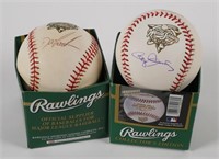 ROGER CLEMENS DWIGHT GOODEN SIGNED BASEBALLS (2)