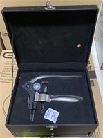 BP wine opener kit with accessories and storage