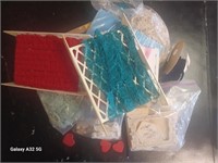 Assorted Craft Supplies - Lace, Etc