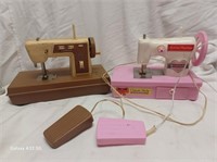 Vintage Battery Operated Toy Sewing Machines