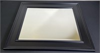 Bevel Edge Mirror in Black Accent Frame