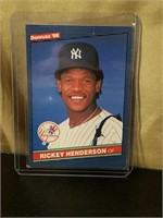 Mint 1986 Donruss Rickey Henderson Baseball Card