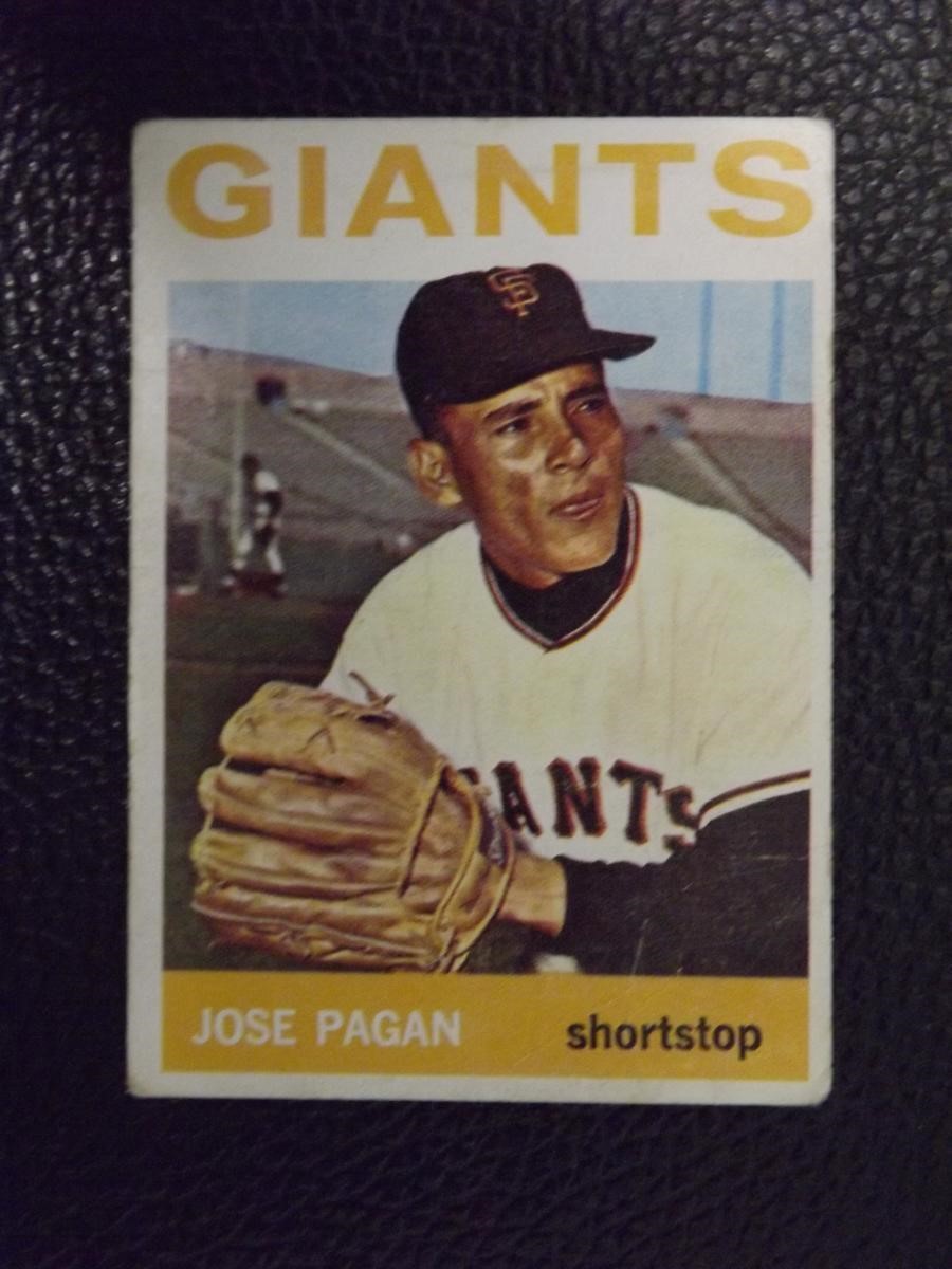 1964 TOPPS #123 JOSE PAGAN GIANTS VINTAGE