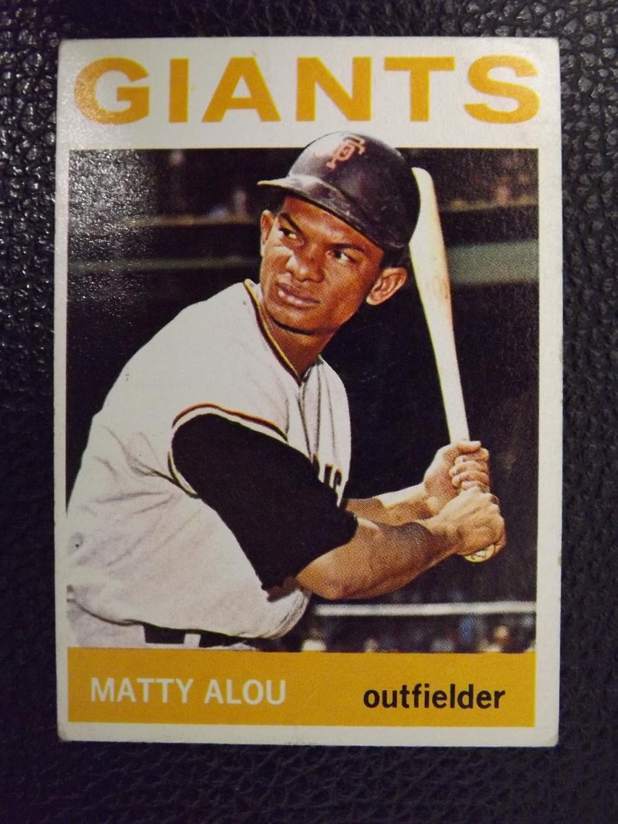 1964 TOPPS #204 MATTY ALOU GIANTS VINTAGE