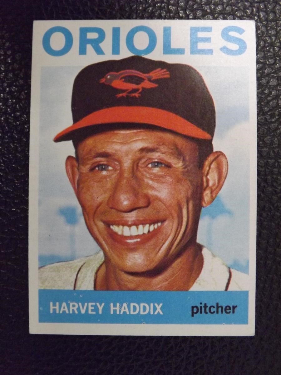 1964 TOPPS #439 HARVEY HADDIX ORIOLES