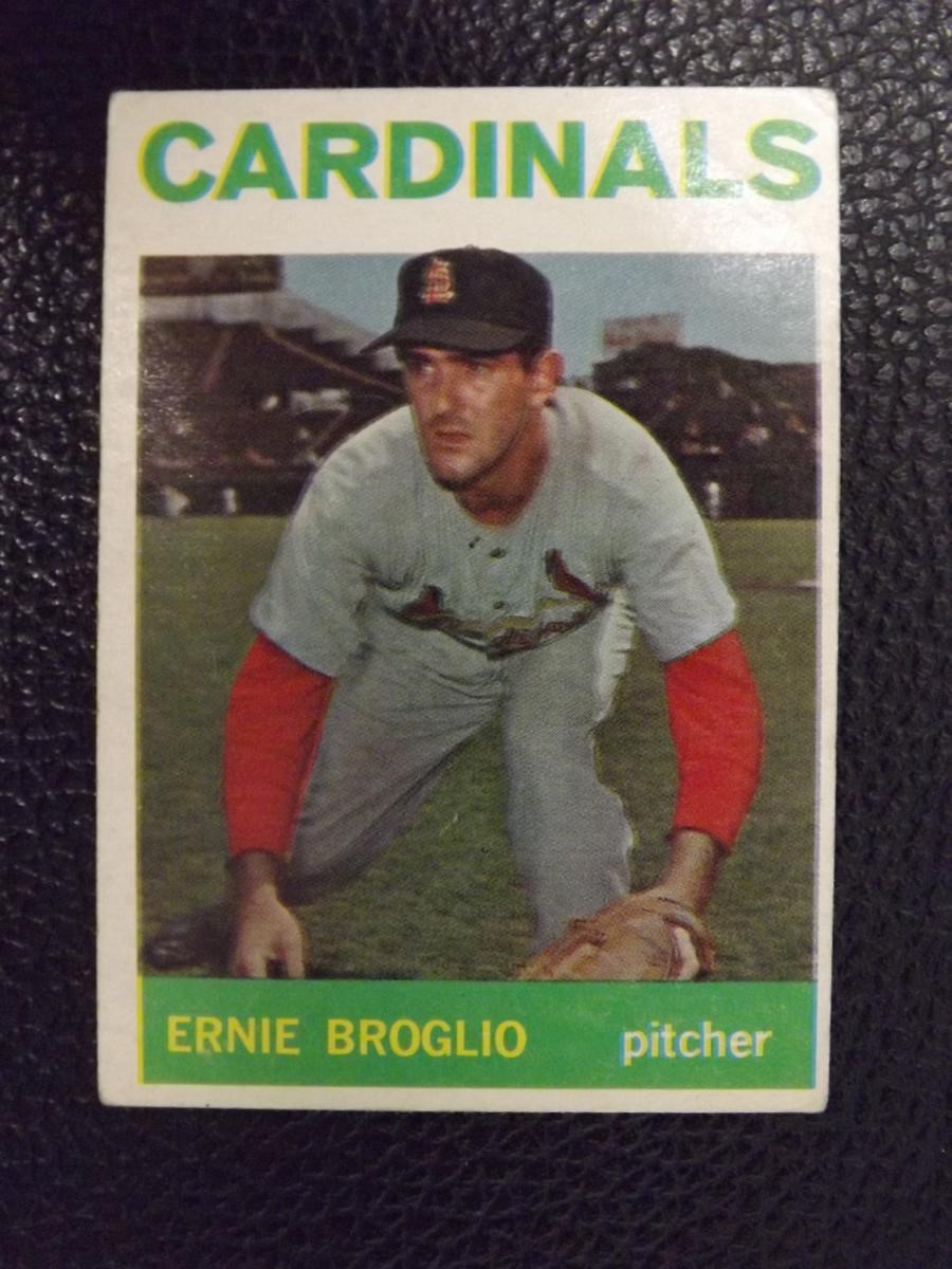 1964 TOPPS #59 ERNIE BROGLIO CARDINALS