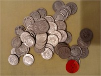 Silver Roosevelt Dimes $5 FV