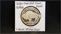 Golden State Mint Buffalo Silver Round