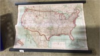 CANVAS MAP OF AMERICA