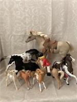 Quantity of Plastic Toy Horses