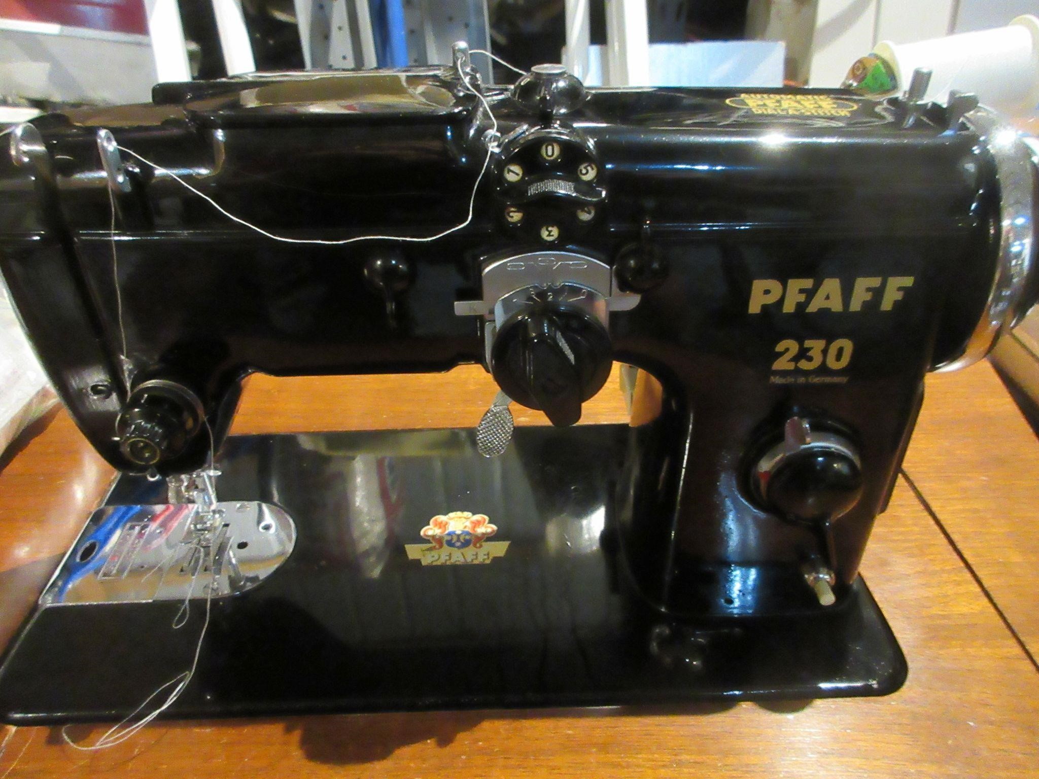 PFAFF Sewing Machine in Cabinet - See Details