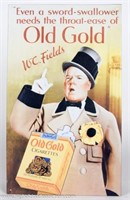 Old Gold Cigarettes Metal Advertising Sign