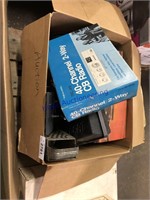 MISC BOX--CB RADIO, RADAR DETECTOR, MICROPHONE ETC