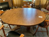 Dining room table and four chairs 47 inches x 58
