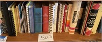 Large lot of miscellaneous cookbooks