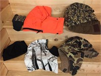 Hunting Hoods, Caps, gloves