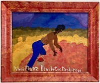 Black Joe Jackson (1922-1997) Folk Art Painting