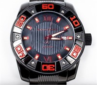 Android "Antigravity" Black & Red Automatic Watch