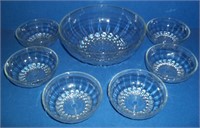 7 piece glass dish set