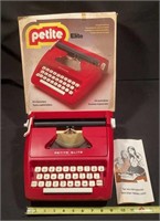 Petite Toy Typewriter W/Box