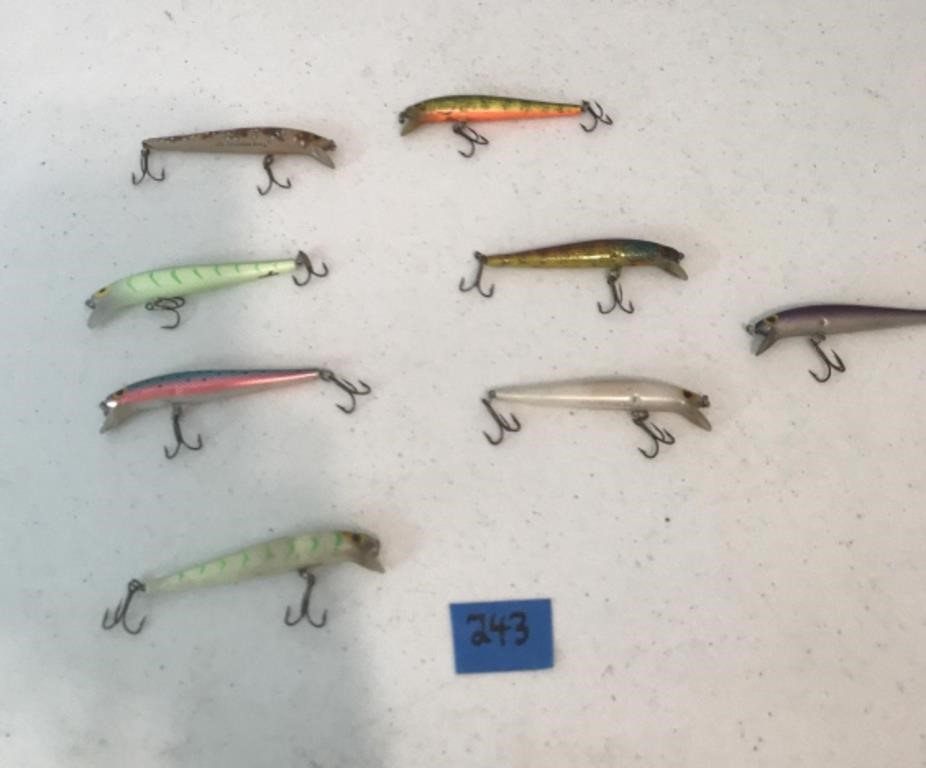 8 Fishing Lures With Bills