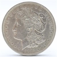 1921-P Morgan Silver Dollar AU