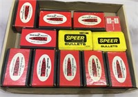 Large grouping of Nosler and Speer reloading