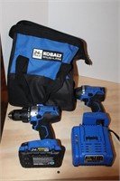 Kobalt 24 Volt Cordless Drill & Drive Kit LIke NEW