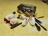 Handpainted Santa spoons