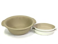 Pampered Chef Stoneware Bowls & Baking Dishes