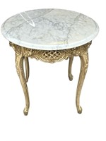 Italian marble top Fantastic Furniture end table