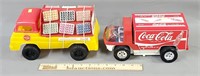 2 Toy Coca Cola Vehicles