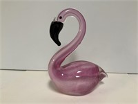 Blown Glass Flamingo 6.5"