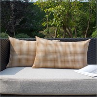 Kevin Textile 2-Pack Outdoor Covers 12x20 Beige
