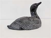 CARVED RESIN COMPOSITE DUCK