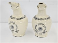 PAIR OF EARTHENWARE POTTERY INHALERS - REPLICAS