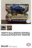 New 18 pcs; TIGER TV Game MISSION: PAINTBALL
