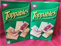 Crackers 'Toppables', 454g x2, BB Oct. 2021