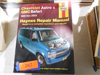 Haynes Repair Manual Chev, Astro, Gmc, 85-03